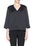 Main View - Click To Enlarge - THE ROW - 'Emka' linen blend satin top