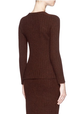 Back View - Click To Enlarge - THE ROW - 'Milo' rib knit cashmere sweater