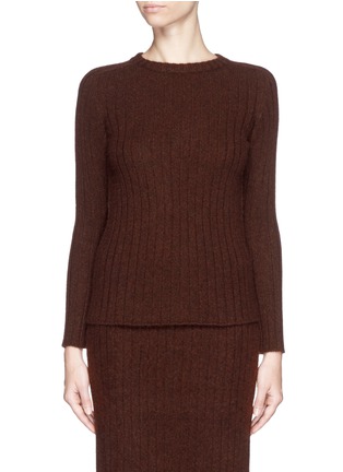 Main View - Click To Enlarge - THE ROW - 'Milo' rib knit cashmere sweater