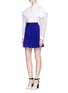 Figure View - Click To Enlarge - DELPOZO - Silk chiffon pleat skirt