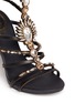 Detail View - Click To Enlarge - RENÉ CAOVILLA - Jewelled leather gladiator sandals