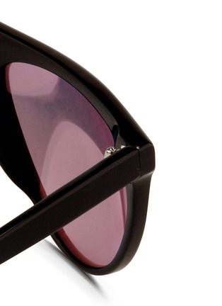 Detail View - Click To Enlarge - 3.1 PHILLIP LIM - x Linda Farrow mirror lens flat top aviator sunglasses