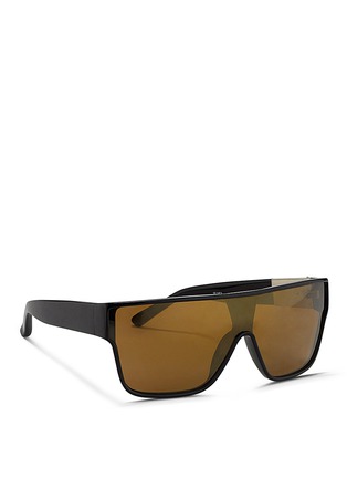 Figure View - Click To Enlarge - 3.1 PHILLIP LIM - Flat top acetate mask sunglasses