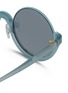 Detail View - Click To Enlarge - 3.1 PHILLIP LIM - x Linda Farrow stainless steel rim half moon sunglasses
