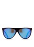 Main View - Click To Enlarge - 3.1 PHILLIP LIM - x Linda Farrow mirror lens flat top aviator sunglasses