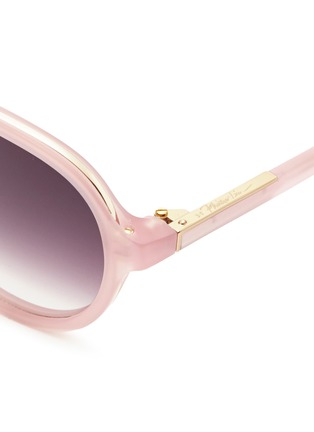 Detail View - Click To Enlarge - 3.1 PHILLIP LIM - Stainless steel rim aviator sunglasses