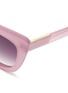 Detail View - Click To Enlarge - 3.1 PHILLIP LIM - Frosted acetate cat eye sunglasses