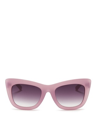 Main View - Click To Enlarge - 3.1 PHILLIP LIM - Frosted acetate cat eye sunglasses