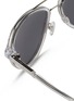 Detail View - Click To Enlarge - 3.1 PHILLIP LIM - x Linda Farrow stainless steel rim aviator sunglasses