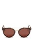Main View - Click To Enlarge - SUPER - 'Giaguaro Havana Materica' tortoiseshell acetate sunglasses