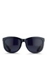 Main View - Click To Enlarge - THE ROW - Leather temple acetate sunglasses