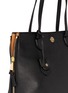 Detail View - Click To Enlarge - TORY BURCH - 'Robinson' side zip pebbled leather tote 