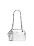 Main View - Click To Enlarge - TORY BURCH - 'Thea' metallic leather crossbody bag