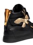 Detail View - Click To Enlarge - 73426 - 'London' metal eagle leather sneakers