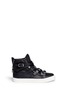 Main View - Click To Enlarge - 73426 - 'London' buckle strap high top sneakers