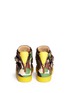 Back View - Click To Enlarge - 73426 - 'Farwest' camo print multi buckle leather sneakers