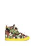 Main View - Click To Enlarge - 73426 - 'Farwest' camo print multi buckle leather sneakers