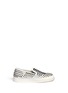 Main View - Click To Enlarge - 73426 - 'London' contrast stud suede slip-ons