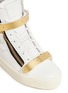 Detail View - Click To Enlarge - 73426 - 'London' metal plate leather sneakers