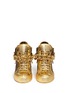 Figure View - Click To Enlarge - 73426 - 'London' chain mirror leather sneakers