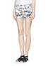 Front View - Click To Enlarge - TORY BURCH - 'Perry' scenery print shorts