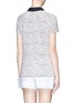 Back View - Click To Enlarge - TORY BURCH - 'Dixie' stripe cotton polo tunic