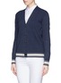 Front View - Click To Enlarge - TORY BURCH - 'Madison' Mako cotton cardigan