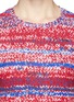 Detail View - Click To Enlarge - TORY BURCH - 'Connie' knit print pima cotton T-shirt