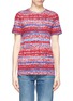 Main View - Click To Enlarge - TORY BURCH - 'Connie' knit print pima cotton T-shirt
