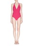 Main View - Click To Enlarge - TORY BURCH - Logo clasp one piece swimsuit