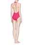 Figure View - Click To Enlarge - TORY BURCH - Logo clasp one piece swimsuit