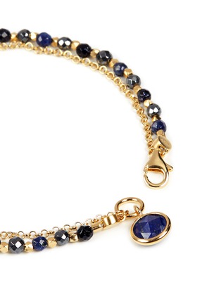 Detail View - Click To Enlarge - ASTLEY CLARKE - 'Be Very Mysterious' 18k gold lapis lazuli friendship bracelet - Mystery & Protection
