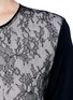 Detail View - Click To Enlarge - JASON WU - Lace front T-shirt