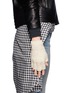 Figure View - Click To Enlarge - THE ELDER STATESMAN - Cashmere fingerless gloves