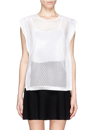 Main View - Click To Enlarge - SANDRO - 'Exhalté' sheer side mesh top