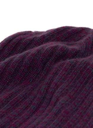Detail View - Click To Enlarge - THE ELDER STATESMAN - 'Summer Cap' rib knit cashmere beanie