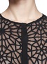 Detail View - Click To Enlarge - SANDRO - 'Compliment' sheer panel blouse