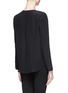 Back View - Click To Enlarge - SANDRO - 'Compliment' sheer panel blouse