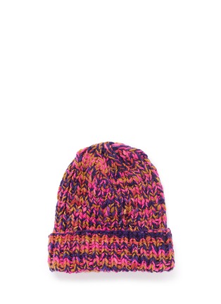 Main View - Click To Enlarge - THE ELDER STATESMAN - Straight Ski' chunky knit cashmere beanie