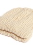 Detail View - Click To Enlarge - THE ELDER STATESMAN - 'Straight Ski' chunky knit cashmere beanie