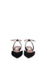 Figure View - Click To Enlarge - TABITHA SIMMONS - 'Vera' metallic strap suede flat sandals