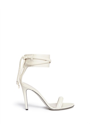 Main View - Click To Enlarge - JASON WU - Ankle strap leather sandals