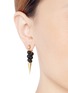 Figure View - Click To Enlarge - ELA STONE - Ana agate bead spike earrings