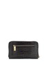 Figure View - Click To Enlarge - SMYTHSON - 'Mara' croc embossed leather iPhone purse - Charcoal
