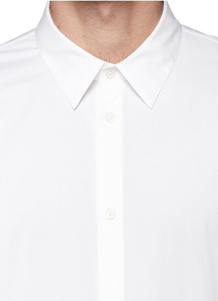 Detail View - Click To Enlarge - HELMUT LANG - Tech poplin minimalist shirt