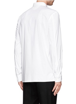 Back View - Click To Enlarge - HELMUT LANG - Tech poplin minimalist shirt