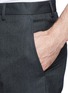 Detail View - Click To Enlarge - LANVIN - Taper leg wool pants