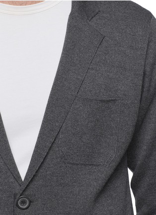 Detail View - Click To Enlarge - LANVIN - Patch pocket Merino wool cardigan