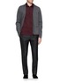 Figure View - Click To Enlarge - LANVIN - Patch pocket Merino wool cardigan