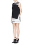 Figure View - Click To Enlarge - HELMUT LANG - 'Resid' print layer dress